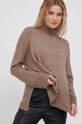 Vero Moda Sweter 10253099 brązowy AW21