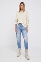 Calvin Klein Jeans Sweter J20J215290.4890 J20J215290.4890 beżowy AW21
