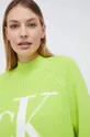 zielony Calvin Klein Jeans Sweter z domieszką wełny J20J216595.4890