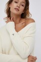 Calvin Klein Jeans Sweter z domieszką wełny J20J216596.4890 beżowy J20J216596.4890