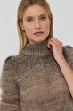 Liu Jo Pulover din amestec de lână bej WF1462.MA05M