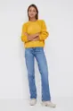 Pepe Jeans Sweter Lisa żółty