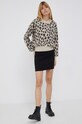 Pepe Jeans Sweter z domieszką wełny PL701774.0AA beżowy AW21