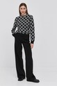 Karl Lagerfeld Sweter z domieszką wełny 216W2006 216W2006 czarny AW21