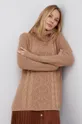 brązowy GAP Sweter bawełniany