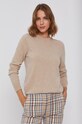 United Colors of Benetton Pulover de lână bej 1002D1K01.562
