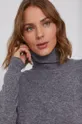 sivá Vlnený sveter United Colors of Benetton