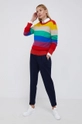 United Colors of Benetton Sweter wełniany multicolor