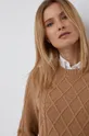 brązowy GAP Sweter bawełniany