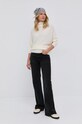 Vlněný svetr AllSaints WK153M béžová AW22