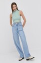 For Love & Lemons Vestă KFA21T104 verde AW21