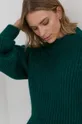 türkiz Morgan gyapjúkeverék pulóver