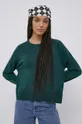 Vlnený sveter Superdry zelená