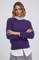 violet United Colors of Benetton Pulover de lână De femei