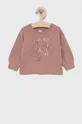 ροζ Παιδικό βαμβακερό πουλόβερ GAP Για κορίτσια
