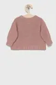 Παιδικό βαμβακερό πουλόβερ GAP ροζ