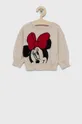 beżowy GAP sweter bawełniany dziecięcy x Disney Dziewczęcy