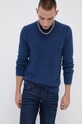 Only & Sons Sweter bawełniany 22020000 granatowy AW21