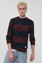 bordowy Jack & Jones Sweter