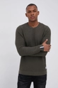 zielony Jack & Jones Sweter bawełniany