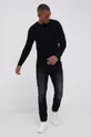 Бавовняний светер Jack & Jones чорний