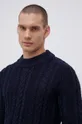 σκούρο μπλε Βαμβακερό πουλόβερ Premium by Jack&Jones