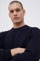 Premium by Jack&Jones Sweter bawełniany 12193093 granatowy