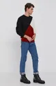 Karl Lagerfeld Sweter wełniany 512310.655055 czerwony