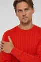 pomarańczowy Tommy Hilfiger - Sweter bawełniany