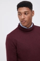 bordowy Produkt by Jack & Jones Sweter