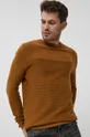 Tom Tailor - Sweter brązowy