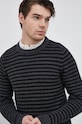 Selected Homme Sweter z domieszką wełny szary 16081622