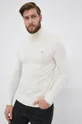 beżowy Calvin Klein Sweter wełniany Męski