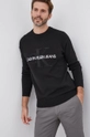 czarny Calvin Klein Jeans Sweter bawełniany J30J318610.4890