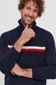 sötétkék Tommy Hilfiger pulóver