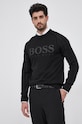 BOSS Sweter 50456145 czarny 50456145