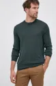 zielony Armani Exchange Sweter wełniany 8NZM3A.ZM8AZ Męski