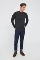 Pepe Jeans Sweter z domieszką wełny szary