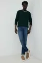 Vlnený sveter G-Star Raw zelená