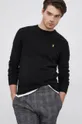 Vlnený sveter Polo Ralph Lauren čierna