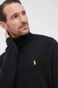 czarny Polo Ralph Lauren Sweter wełniany 710766119001