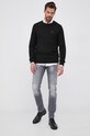 Βαμβακερό πουλόβερ Polo Ralph Lauren 710775885012 μαύρο AW21