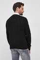 Ρούχα Βαμβακερό πουλόβερ Polo Ralph Lauren 710775885012 μαύρο