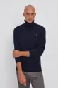 тёмно-синий Шерстяной свитер Polo Ralph Lauren