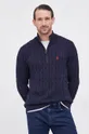 Polo Ralph Lauren - Sweter 710810841001 granatowy