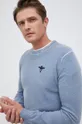голубой Шерстяной свитер Aeronautica Militare