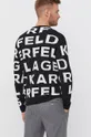 Karl Lagerfeld pulóver  50% pamut, 50% gyapjú