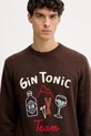 MC2 Saint Barth sweter wełniany brązowy HER0001