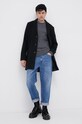 Svetr z vlněné směsi Superdry M6110305A.5YD šedá AW21