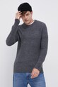 Superdry Sweter z domieszką wełny szary M6110305A.5YD